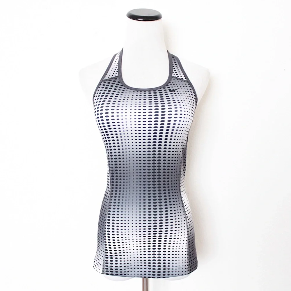 Nike Ombre Gradient Dotted Print Workout Tank Top